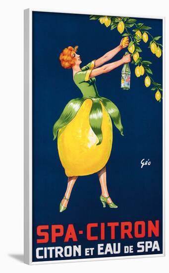 Spa-Citron,Citron et Eau de Spa, ca. 192-null-Framed Art Print