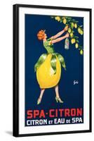 Spa-Citron,Citron et Eau de Spa, ca. 192-null-Framed Art Print