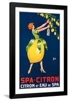 Spa-Citron,Citron et Eau de Spa, ca. 192-null-Framed Art Print