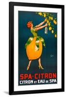 Spa-Citron-Francois Geo-Framed Art Print