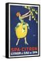 Spa Citron-null-Framed Stretched Canvas