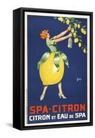 Spa Citron-null-Framed Stretched Canvas