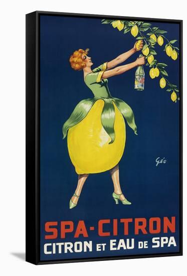 Spa Citron-null-Framed Stretched Canvas