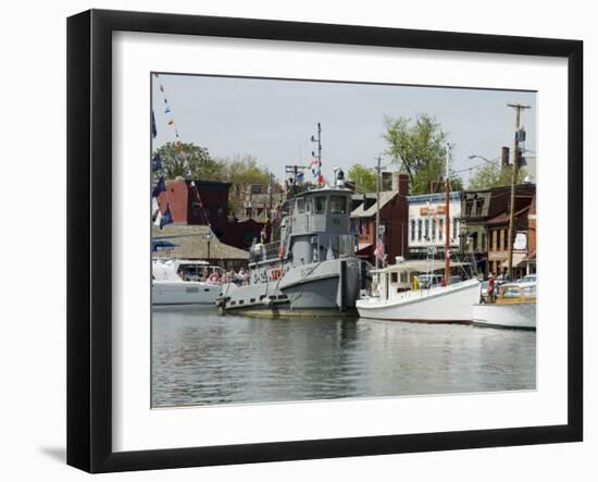 Spa Creek, Annapolis, Maryland, United States of America, North America-Robert Harding-Framed Photographic Print