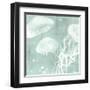 Spa Jellyfish VIII-Grace Popp-Framed Giclee Print