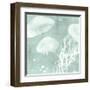 Spa Jellyfish VIII-Grace Popp-Framed Giclee Print