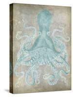 Spa Octopus I-Jennifer Goldberger-Stretched Canvas