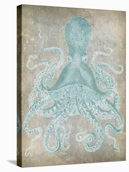Spa Octopus I-Jennifer Goldberger-Stretched Canvas