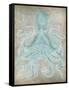 Spa Octopus I-Jennifer Goldberger-Framed Stretched Canvas