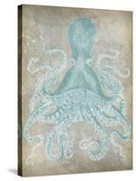 Spa Octopus I-Jennifer Goldberger-Stretched Canvas