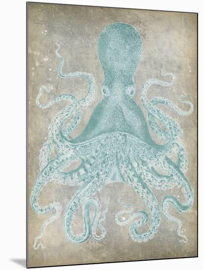 Spa Octopus I-Jennifer Goldberger-Mounted Art Print