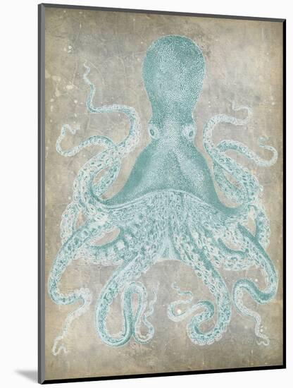 Spa Octopus I-Jennifer Goldberger-Mounted Art Print