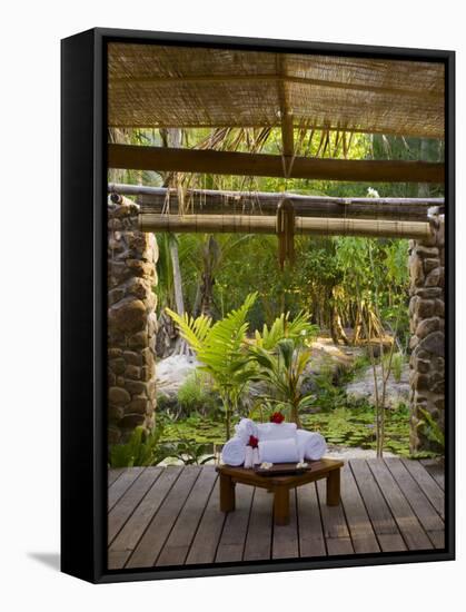 Spa, Pearl Beach Resort, Bora-Bora, Leeward Group, Society Islands, French Polynesia-Sergio Pitamitz-Framed Stretched Canvas