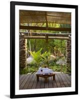 Spa, Pearl Beach Resort, Bora-Bora, Leeward Group, Society Islands, French Polynesia-Sergio Pitamitz-Framed Photographic Print