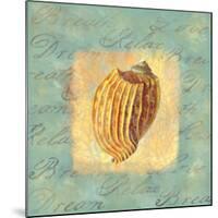 Spa Sea Shell I-null-Mounted Giclee Print