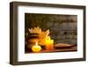 Spa Still Life with Aromatic Candles-Kesu01-Framed Photographic Print