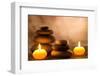 Spa Still Life with Aromatic Candles-Kesu01-Framed Photographic Print