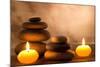 Spa Still Life with Aromatic Candles-Kesu01-Mounted Photographic Print