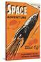 Space Adventure-Rocket 68-Stretched Canvas