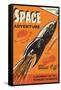 Space Adventure-Rocket 68-Framed Stretched Canvas