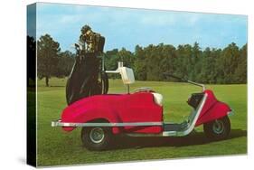 Space-Age Golf Cart, Retro-null-Stretched Canvas