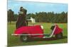 Space-Age Golf Cart, Retro-null-Mounted Premium Giclee Print