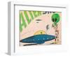 Space Alien Statue, Roswell, New Mexico, USA-Walter Bibikow-Framed Photographic Print