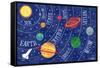 Space and Planets-Elizabeth Caldwell-Framed Stretched Canvas