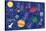 Space and Planets-Elizabeth Caldwell-Stretched Canvas