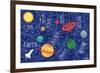 Space and Planets-Elizabeth Caldwell-Framed Giclee Print