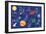 Space and Planets-Elizabeth Caldwell-Framed Premium Giclee Print