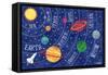 Space and Planets-Elizabeth Caldwell-Framed Stretched Canvas