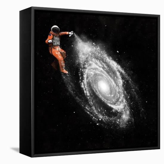 Space Art-Florent Bodart-Framed Stretched Canvas