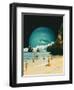 Space Beach-Taudalpoi-Framed Giclee Print