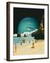 Space Beach-Taudalpoi-Framed Giclee Print