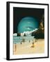 Space Beach-Taudalpoi-Framed Giclee Print