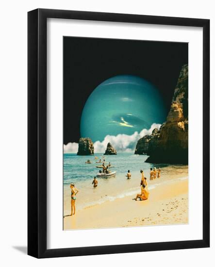 Space Beach-Taudalpoi-Framed Giclee Print