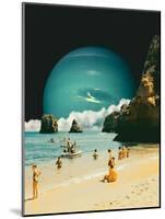 Space Beach-Taudalpoi-Mounted Giclee Print