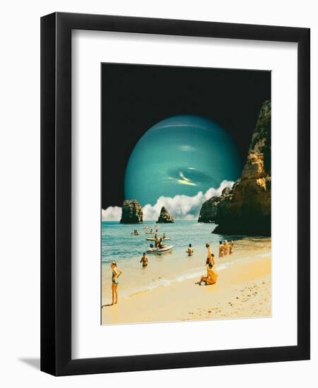 Space Beach-Taudalpoi-Framed Premium Giclee Print