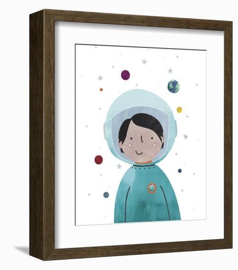 Space Cadet-Archie Stone-Framed Art Print