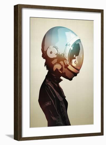 Space Cadet-Hidden Moves-Framed Art Print