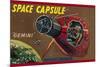 Space Capsule Gemini-null-Mounted Premium Giclee Print
