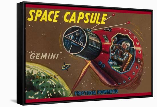 Space Capsule Gemini-null-Framed Stretched Canvas