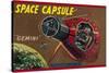 Space Capsule Gemini-null-Stretched Canvas
