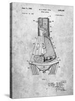 Space Capsule, Space Shuttle Patent-Cole Borders-Stretched Canvas