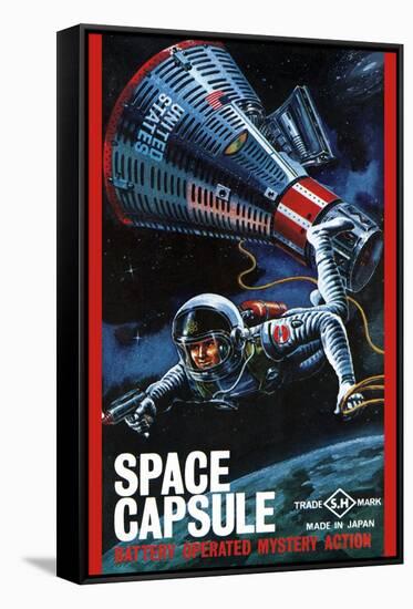 Space Capsule-null-Framed Stretched Canvas