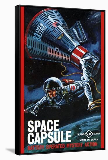 Space Capsule-null-Framed Stretched Canvas