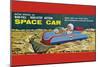 Space Car-null-Mounted Art Print