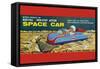 Space Car-null-Framed Stretched Canvas
