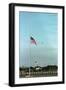 Space Center Lowering Flag-D. Dunaway-Framed Photographic Print